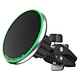 The MagSafe wireless car charger is an innovative device that allows for easy, one-handed charging of your iPhone. Its magnetic connection allows for secure attachment to your phone, while its compact design makes it an excellent addition to any car