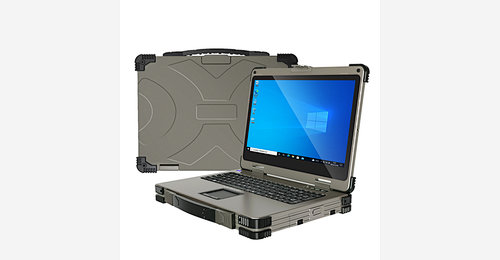 One screen rugged computer