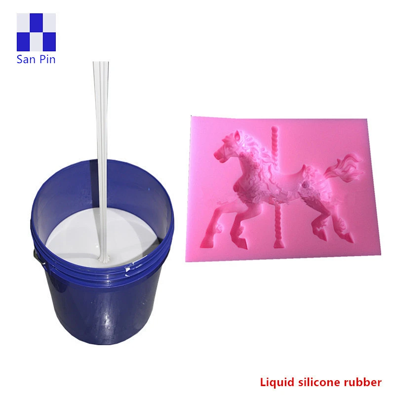 Low viscosity RTV-2 silicone rubber for casting molds for toy products