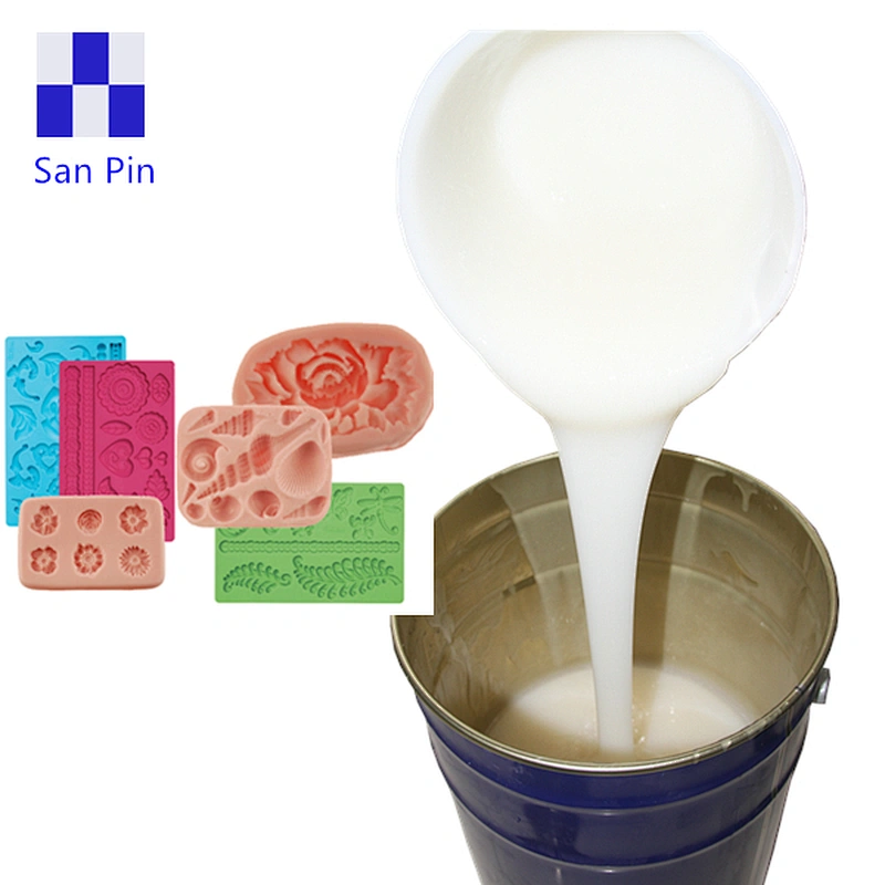 Platinum cured rtv2 liquid silicone rubber for cake mold candy moulds, soap moulds and candle molds