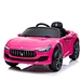 Pink color for Girls Gift Official Licensed Maserati Cool Driving Baby Electric 12V Ride On Car with R/C