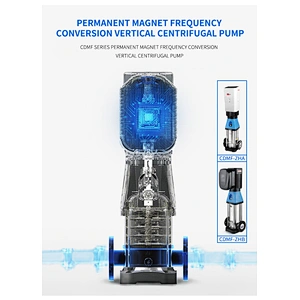 intelligent permanent magnet frequency conversion constant pressure  vertical centrifugal pump