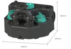 permanent magnet variable frequency sewage lifting pump
