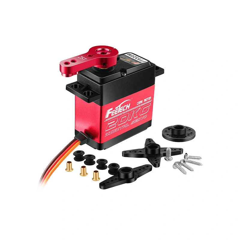 2020 Waterproof 180-270 Degree 20KG 25T Arm full metal gear Digital RC Servo RC Car servo traxxas