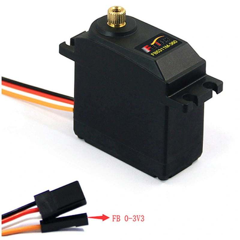FEETECH 13KG Metal Gears Continuous Rotation 360 Degree Analog Feedback Servo with Magnetic Encoder