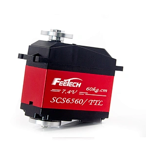 60KG High Torque Giant Scale Dual Shaft Smart Robot Servo SCS6560