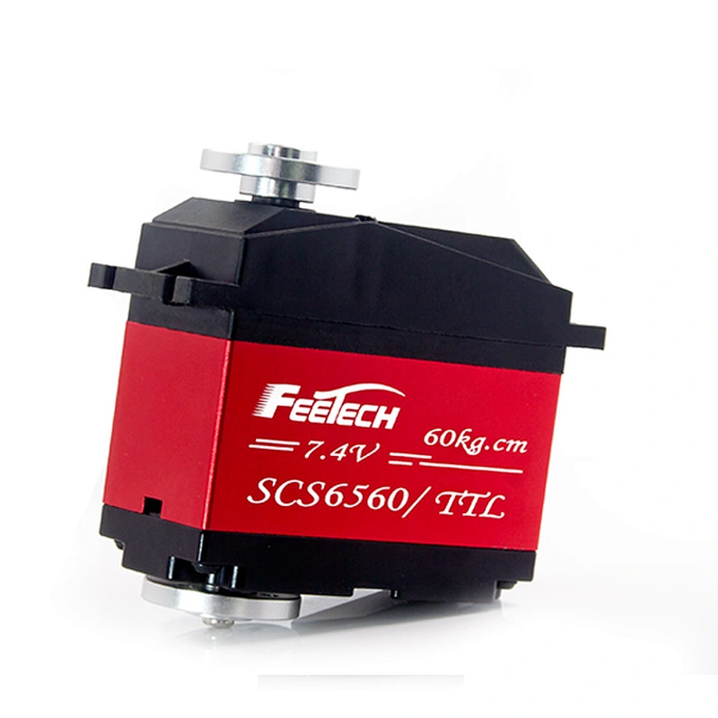 60KG High Torque Giant Scale Dual Shaft Smart Robot Servo SCS6560