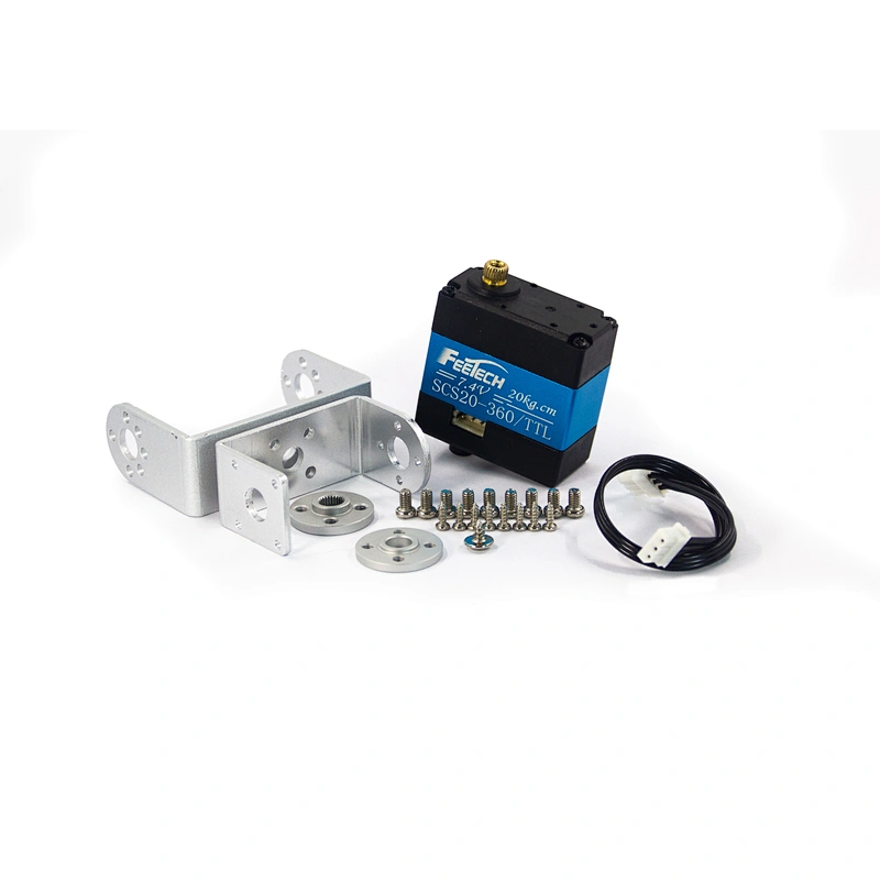 High Torque 20kg.cm Robot Servo 360 Degree Controllable TTL Servo