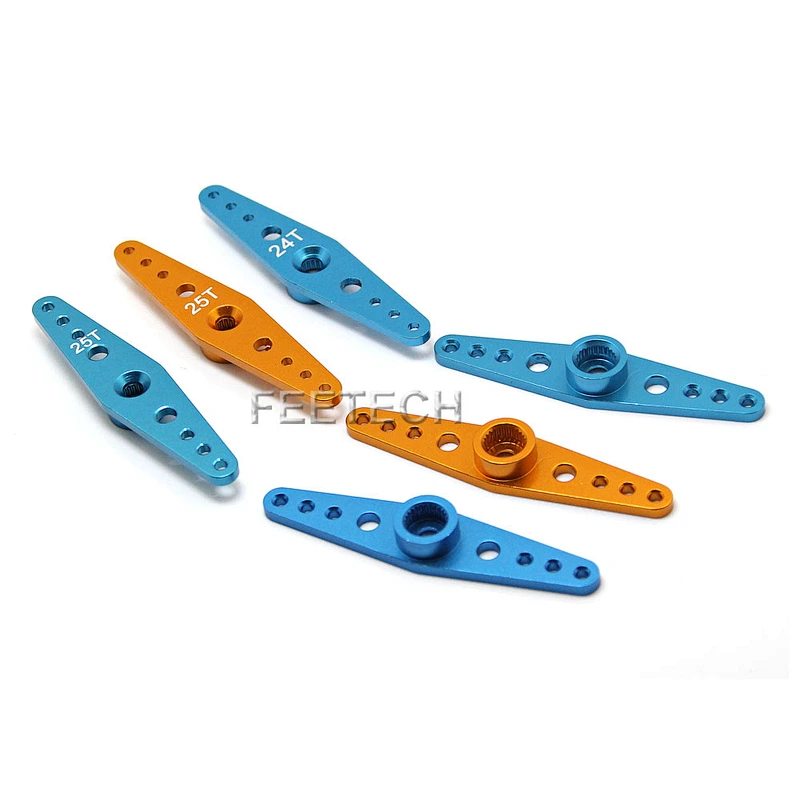 High Quality CNC Aluminum Spine 24T Metal Servo Horn For Hitec Servo