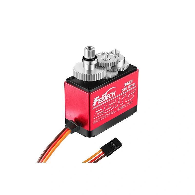 Feetech 20kg/25kg/30kg High Torque Metal Gear servo HobbyWing ESC Sanwa Fixed wing Drone RC Climbing Car