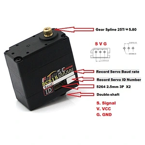 15kg 59g Robots Arm Servo 270 360 Degree Digital Servo Motor Robot Arm