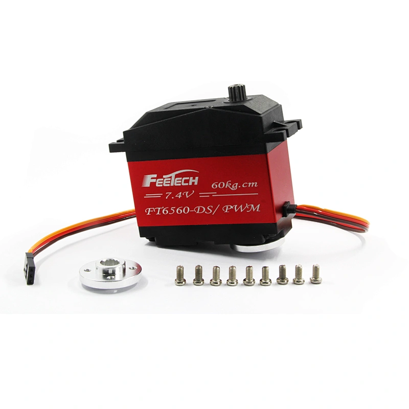 FT6560M Double Shaft  Servo  60KG High Torque Servo
