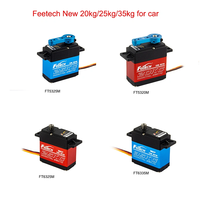 2020 Waterproof 180-270 Degree 20KG 25T Arm full metal gear Digital RC Servo RC Car servo traxxas