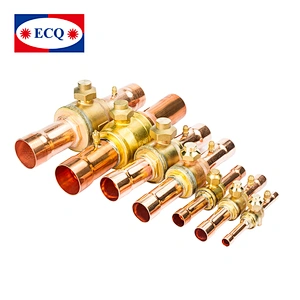 Forged Brass Ball Valve For Air Conditioners And Refrigerating System