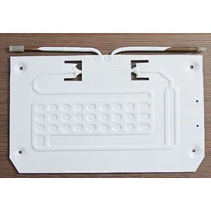 381X229mm Double Tube Aluminum Plate Type Refrigerator Roll Bond Evaporator for Refrigerator cooling and Solar panels