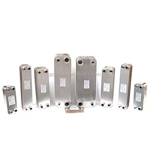 Steam-Water Heating Heat Exchanger Stainless steel Brazed Plate B3-52  5HP to 15HP