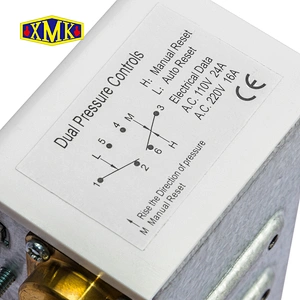 XMK High or Low Adjustable Dual pressure controller for condensing unit