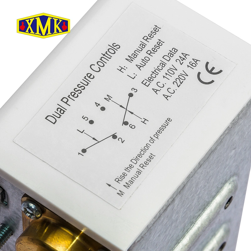 XMK High or Low Adjustable Dual pressure controller for condensing unit