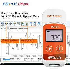 Elitech RC-5+ PDF USB Temperature Data logger 32000 Points