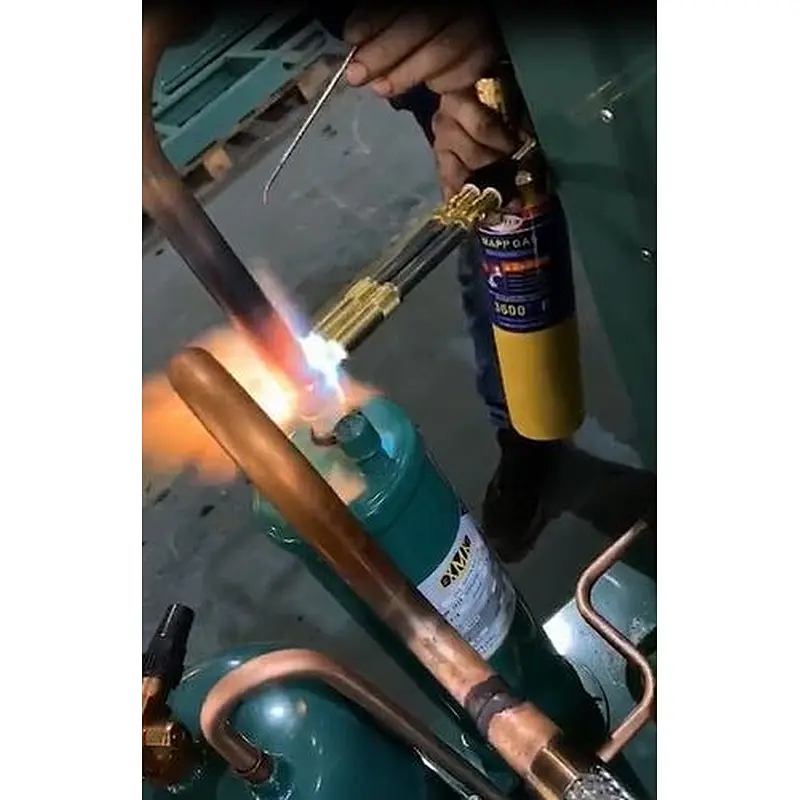 Factory Supply Refrigeration Tool Soldering Torch High Temperature Up 2372 F Welding Torch Gun with Hose