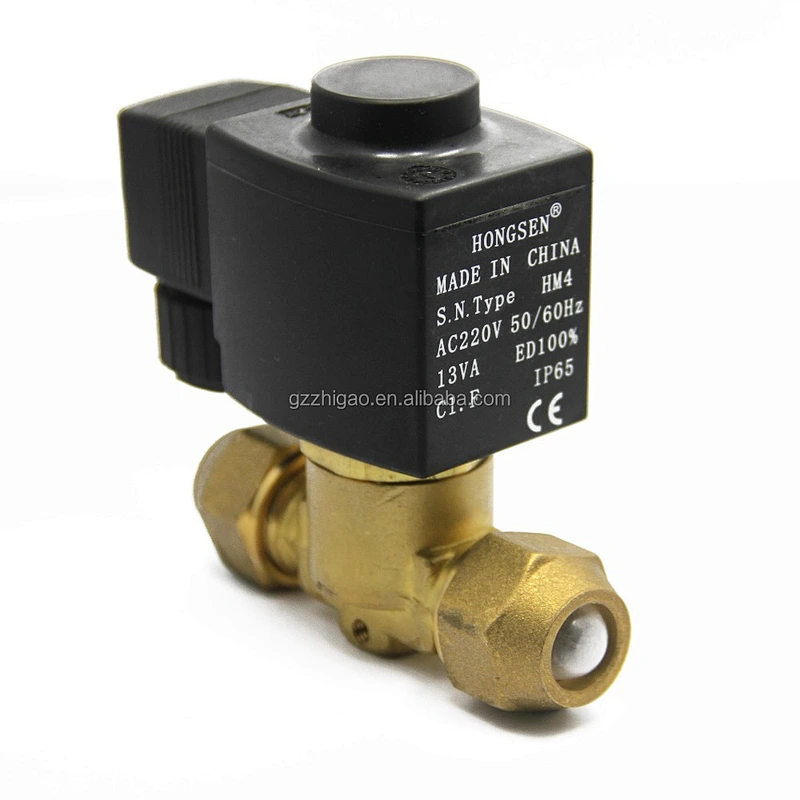 Condensing unit spare part Electromagnetic Valve Applicable HCFC/ HFC Use Piston type Solenoid Valve  24v DC