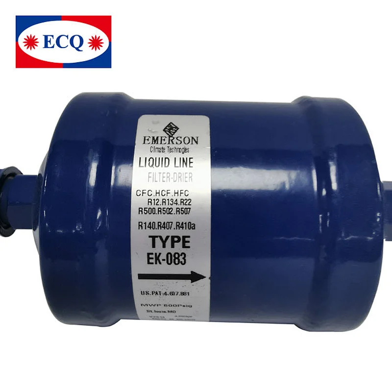 High Quality Liquid Line Drier Filter Drier HFC HCFC Straight Cool Air Conditioners EK-083 China Factory
