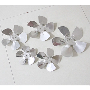 OEM ODM Custom metal electric motor air conditioner Aluminium Plastic Fan Blade