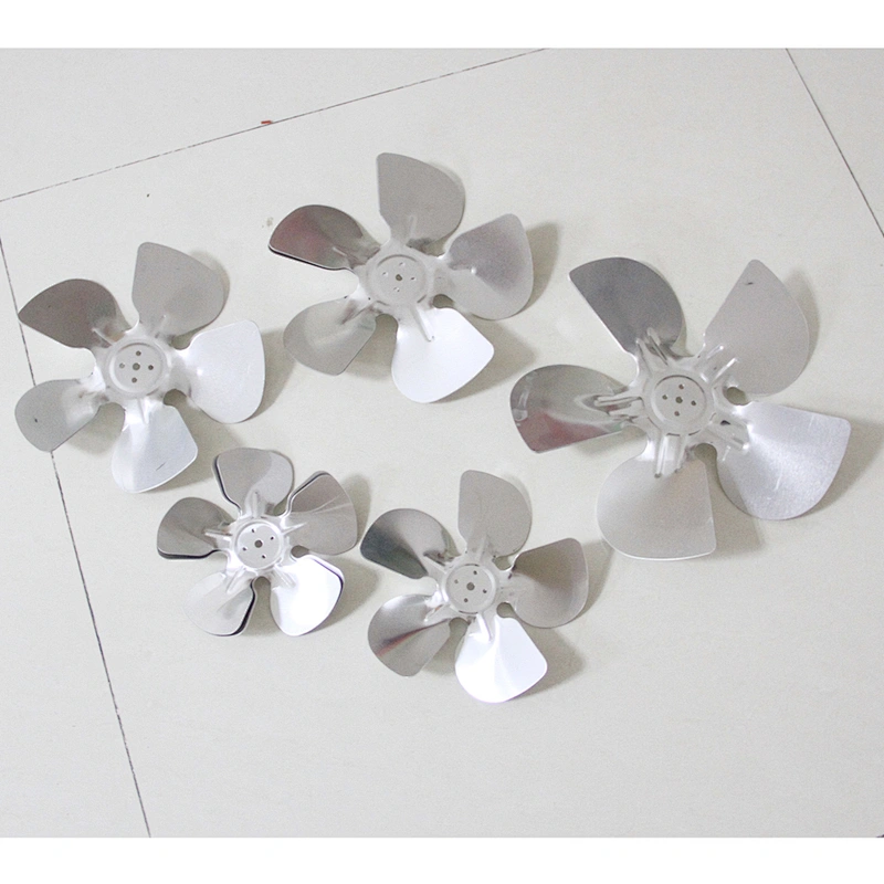 OEM ODM Custom metal electric motor air conditioner Aluminium Plastic Fan Blade