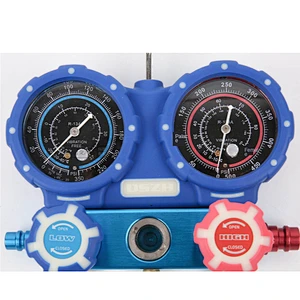 4-Valve Digital Aluminum Alloy Testing Manifolds, R410a WK-6884 digital gauge