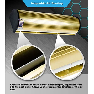 New Look Low Noise High Velocity Air Curtains XMK Factory Wholesale Intelligent Control Air Door G7 series