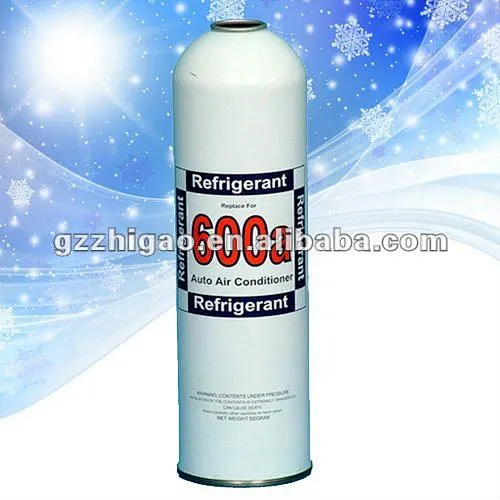 Refrigerant Gas R600a with 99.99% purity