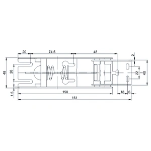 YL-650 High quality chest freezer door spring hinge
