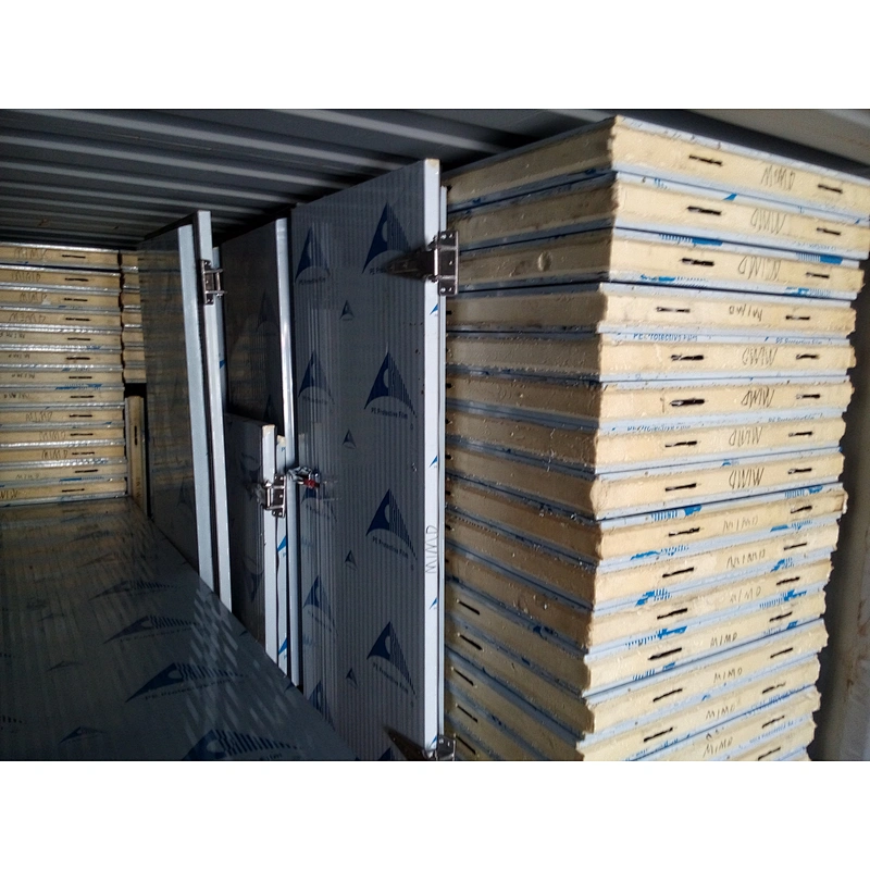 Insulated Panel for cold storage Industrial Polyurethane Cold Room Panel 75mm to 150mm