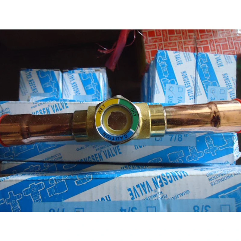 Low Price Brass Sight Glass Water Flow Detector Thread Connection Flow Indicator