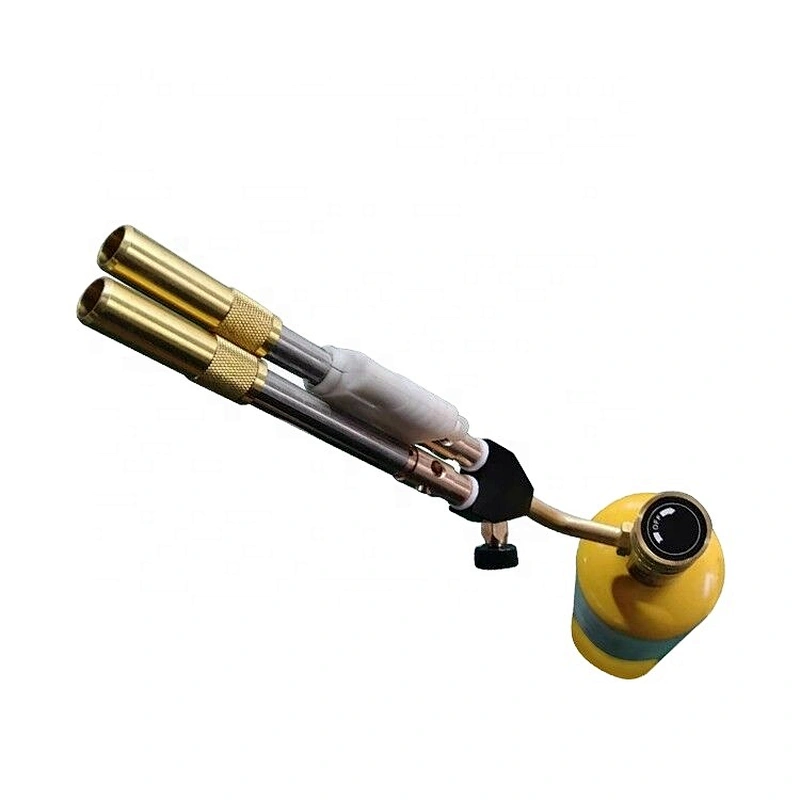 HVAC Spare Part Welding Torches ECQ New Design Double Burner Tig Welding Torch