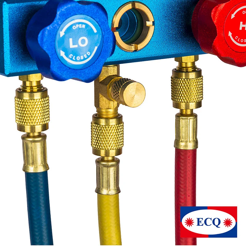 ECQ Refrigerator Accessories Air Conditioner Manifold Gauge Charging Hose set