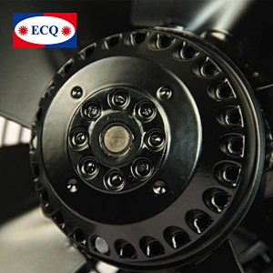 Axial Cooing fan motor exhaust ventilation flow fans plastic or metal blade design