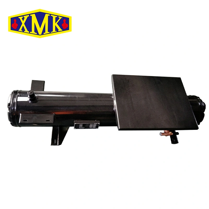 Shell and tube heat exchanger water chiller condensing unit water cooled condenser