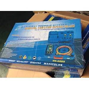 multifunctional digital manifold pressure gauge for car and air condition