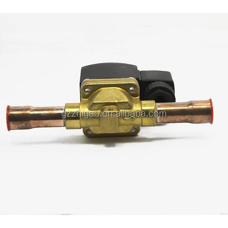 Condensing unit spare part Electromagnetic Valve Applicable HCFC/ HFC Use Piston type Solenoid Valve  24v DC