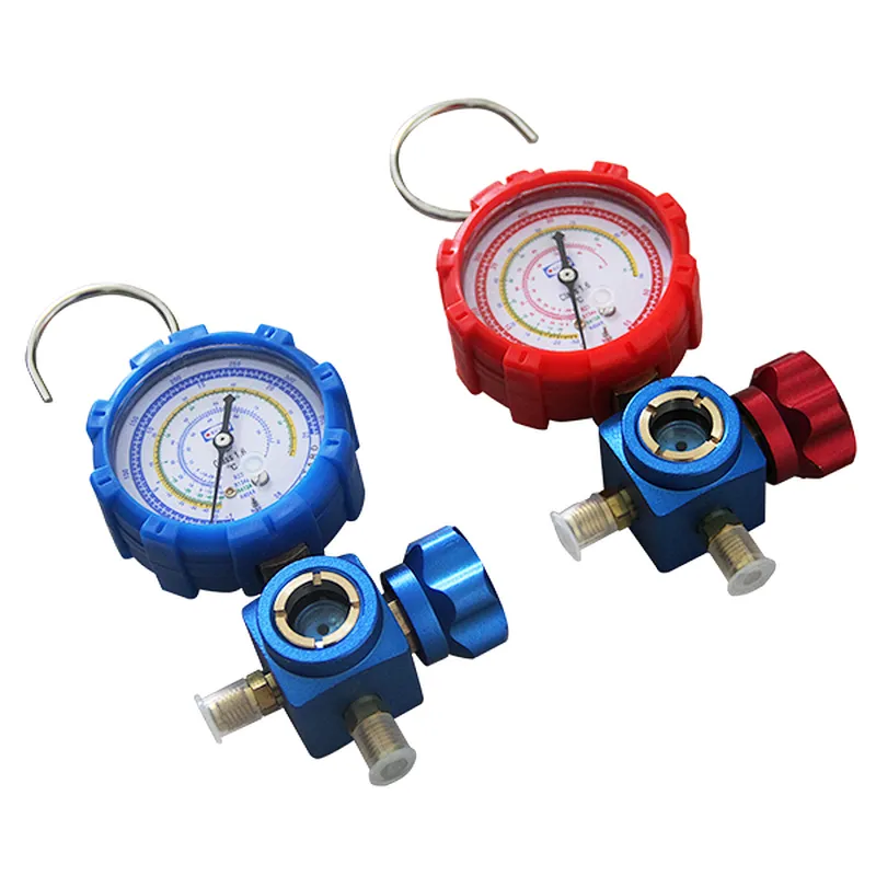 Manifold Single Gauge Valve,Brass Three-way Valve