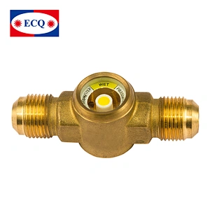 Refrigeration brass body sight glass 1/4,Refrigeration spare parts