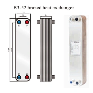 B3-52 titanium oil plate brazed plate heat exchanger