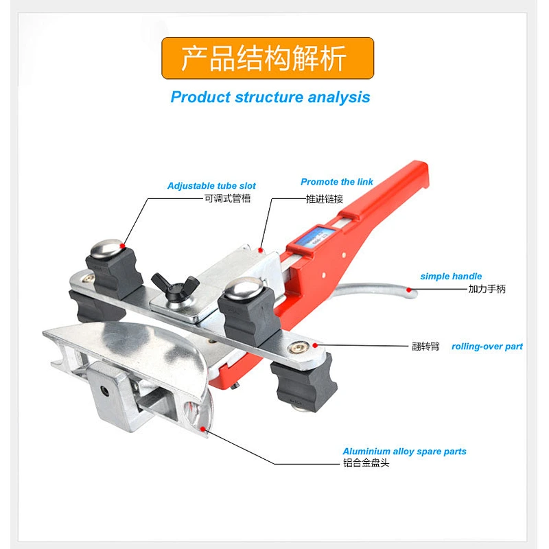 Refrigeration Tool 90 degree Multi Bender Kit CT-999RF for Copper Tube