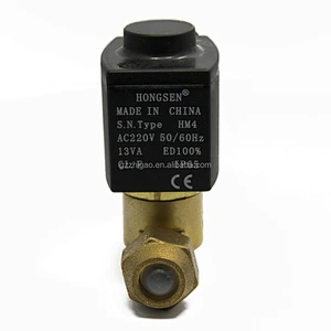 Condensing unit spare part Electromagnetic Valve Applicable HCFC/ HFC Use Piston type Solenoid Valve  24v DC
