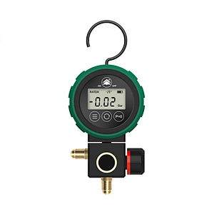 Refrigeration Digital Manifold Gauge  HVAC A/C Pressure Temperature Gauge HS-D480AH  with hose and quick coupler