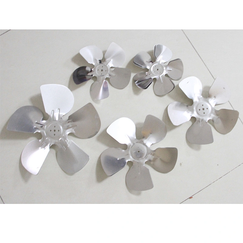 OEM ODM Custom metal electric motor air conditioner Aluminium Plastic Fan Blade