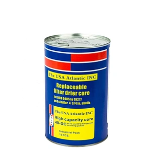 The USA Atlantic INC high capacity replaceable filter drier core 48-DC for DCR 0485 to 19217 and similar 4 3/4 in. shells