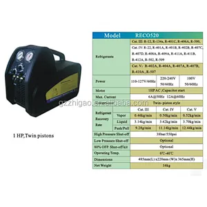 RECO520  Portable Refrigerant Recycling and recovery machine