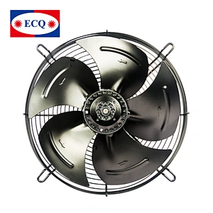 Axial Cooing fan motor exhaust ventilation flow fans plastic or metal blade design